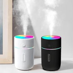 shumee Črn USB avtomobilski difuzor arome - LED vlažilec zraka + olje