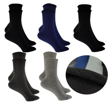 shumee Ženske bombažne dolge nogavice brez pritiska čez gleženj X5 35-38