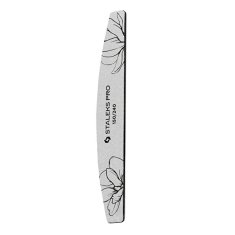 STALEKS Mineralna pilica za nohte Expert 40 150/240 (Crescent Mineral Nail File) 25 kosov