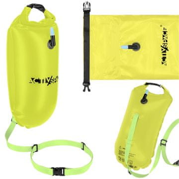 shumee Napihljiva varnostna boja 3v1, suhi žep + nahrbtnik - zelena