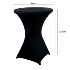 shumee PREVLEKA ZA PRT ZA BARSKI KOKTAJL MIZNI PRT ČRNE 80x110cm ELASTIČNA [25D]
