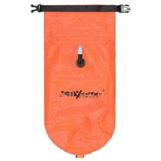 shumee 2 v 1 napihljiva varnostna boja s suhim žepom - oranžna