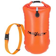 shumee 2 v 1 napihljiva varnostna boja s suhim žepom - oranžna