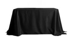 shumee MAT ŽAMET črn prt za mizo 230x230 cm