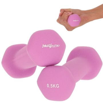 shumee UTEŽICE 2x0,5kg za vaje - neoprenske uteži