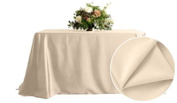 shumee Krem MAT ŽAMET prt za mizo 230x230 cm