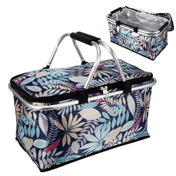 shumee PIKNIK KOŠARA TERMIČNA PIKNIK KOŠARA ZLOŽLJIVA NAKUPOVALNA TORBA VELIKA [KSZ-TRM1]