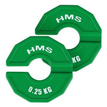 HMS Plošča za vadbo moči in fitnes opremo, vrsta prekrivanja 2 x 0,25 KG TSN25