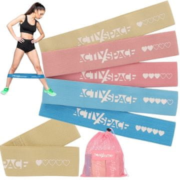 shumee Set 5 mini trakov za vadbo - roza