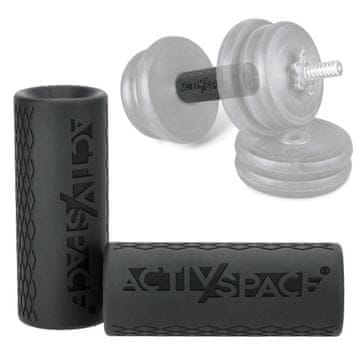 shumee Prevleke za palice FAT GRIP, 2 kom - črne
