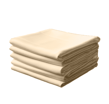 shumee Prtički iz blaga v barvi šampanjca, 10 kosov, 50x50 cm