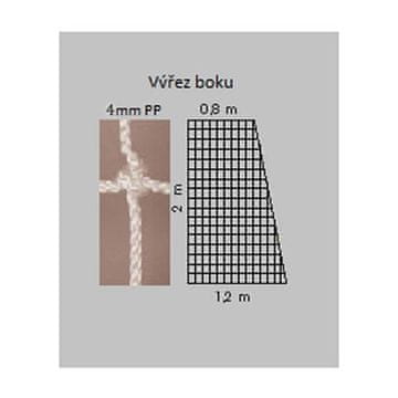 KV Rokometna mreža bela 4 mm