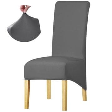 shumee PREVLEKA ZA NAGONSKI STOL XXL GLADKA TEMNO SIVA