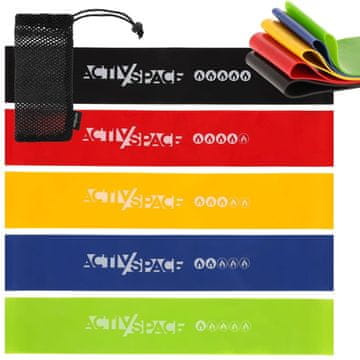 shumee Komplet 5 mini fitnes trakov iz lateksa + GRATIS