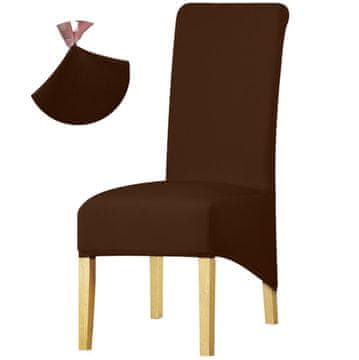 shumee PREVLEKA ZA NAGONSKI STOL XXL GLADKA RJAVA