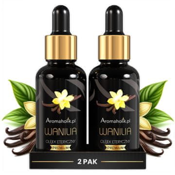 shumee Naravno eterično olje vanilije za difuzor za sveče 2 x 30 ml