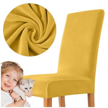 shumee Prevleka za stol HONEY GOLDEN VELVET, super debela