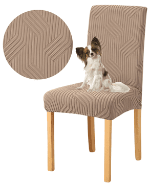 shumee BEŽ PREVLEKA ZA STOL CAPPUCCINO Z ŽAKARD PLETENKO [10-Z8-CP]