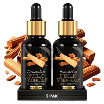 shumee Eterična olja sandalovine 100 % naravna - 2x 30 ml SANDALOV LES