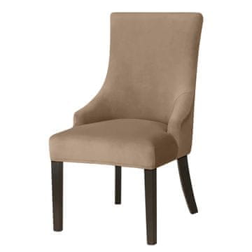 shumee Žametna prevleka za stol TOSCANA, ŽAMET, BEŽ, KAPUČINO, DEBEL