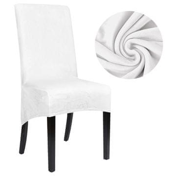 shumee PREVLEKA za NAGREBANI stol XXL bela ŽAMET