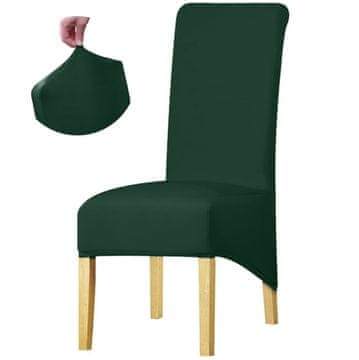 shumee PREVLEKA ZA XXL NAGONSKI STOL, GLADKA STEKLENIČNO ZELENA