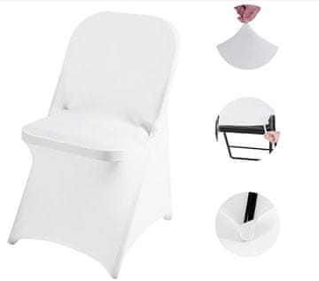 shumee BELA PREVLEKA za ZLOŽLJIVI GOSTINSKI STOL, obhajilo