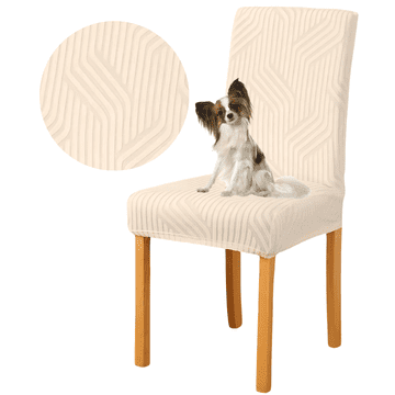 shumee PREVLEKA ZA STOL Z ŽAKARDOVO PLETENKO V BARVI ECRU [10-Z8-EC]