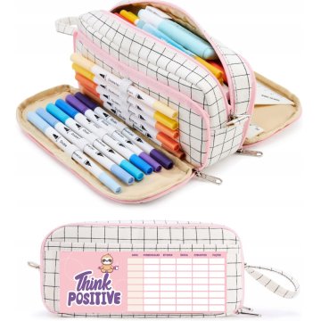 shumee ŠOLSKI PERESNIČNIK S KARIRANIM RIBOROM IN UČNIM NAČRTOM LENIVEC [PR1-WZ3]