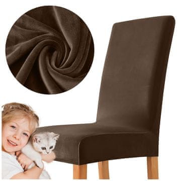 shumee PREVLEKA ZA STOLA ŽAMET RJAVA ČOKOLADA DEBELA