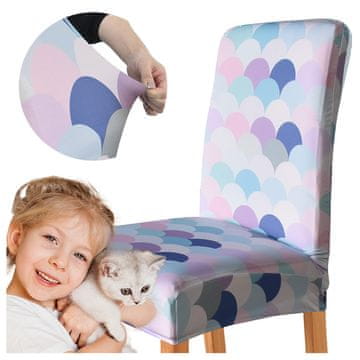 shumee Prevleka za stol s pastelnim vzorcem krogov