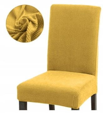 shumee PREVLEKA ZA STOLA GORČIČNE TEMELJITE MEDENO ŽAKARD