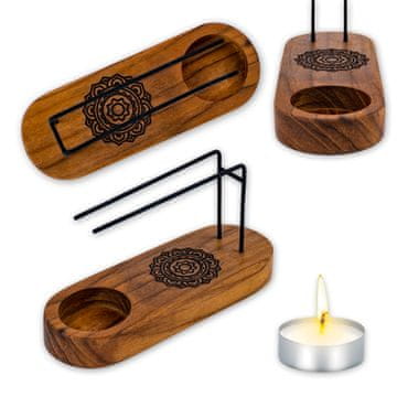 shumee Stojalo za kadilnico - Varno kurjenje kadilnice