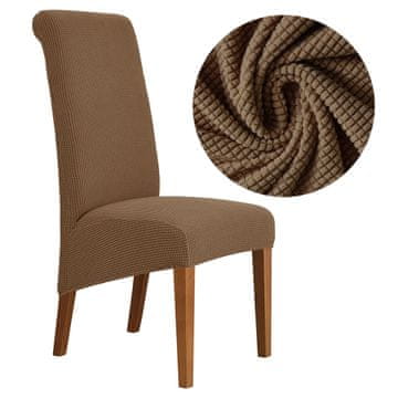 shumee PREVLEKA za NAGREŠEN stol XXL rjava žakard