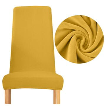 shumee PREVLEKA za stol, OZKO naslonjalo, DEBEL MEDENI ŽAMET pliš