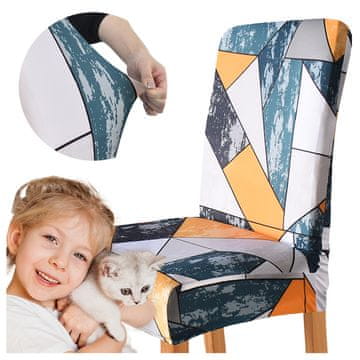 shumee PREVLEKA za stol, svetli in temni geometrijski vzorci