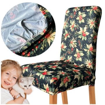 shumee ZELENA PREVLEKA ZA STOL z vzorcem OMELE za božič