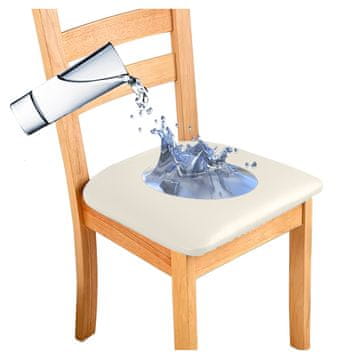 shumee PREVLEKA za sedež stola iz KREMNEGA UMETNEGA USNJA