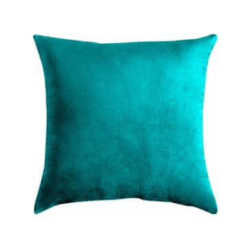 shumee Dekorativna prevleka za vzglavnik, turkizna, žamet