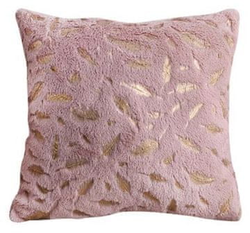 shumee Dekorativna prevleka za vzglavnik, perje, vijolična 40x40cm