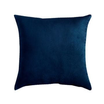 shumee Dekorativna prevleka za vzglavnik, temno moder žamet