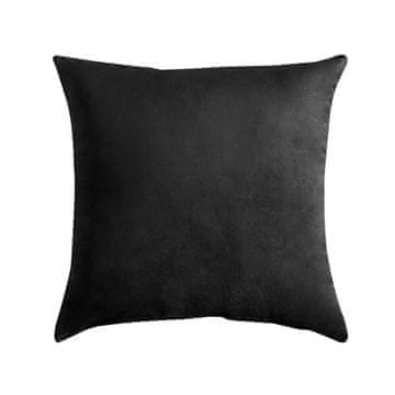 shumee Dekorativna prevleka za vzglavnik, črna, žamet