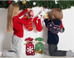 shumee BOŽIČNE VREČKE ZA EMBALAŽO DARILNE VREČKE VREČKE 8 KOSOV [SE-WOR]