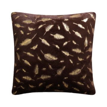 shumee Dekorativna prevleka za vzglavnik, perje, rjava