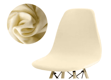 shumee PREVLEKA za skandinavski stol, KREMNA, GLADKA