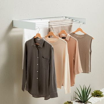 InnovaGoods Zložljiv, raztegljiv, izvlečen stenski sušilnik za perilo Dryva 100 InnovaGoods