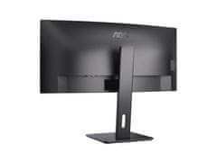 AOC CU34P3CV 34" VA WQHD 100Hz USB-C ergonomski ukrivljen pisarniški monitor 