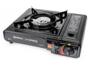 PLATINET KAMPING ŠTEDILNIK 1 GORILNIK ČRN