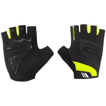Garda kolesarske rokavice črno-rumene fluo oblačila velikost XXL