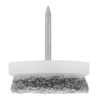 Drsnik iz filca s trnom Ø 24 mm, bel, 8 kosov